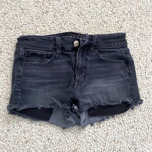 American Eagle Black High waisted shorts